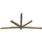 Ekena Millwork Alberta Rough Sawn Timber Gable Bracket, Douglas Fir, 108"W x 54"H x 4"D x 4"F, 12/12 Pitch GBW108X54X0404ALB00RDF - alternate 4